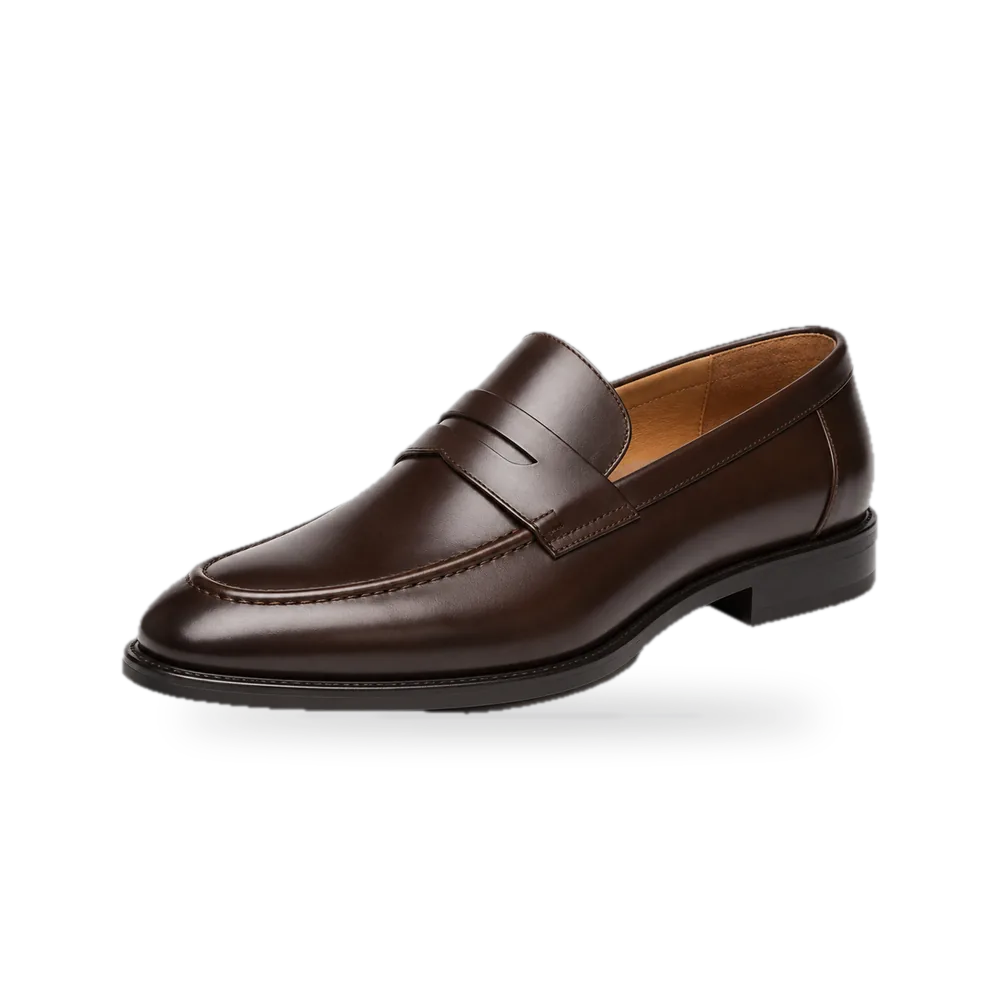 Original packshot of the Chestnut Mercer Penny Loafers from xanxexa.com